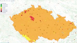 Ve středních, severních Čechách a v Praze je vyhlášena smogová situace